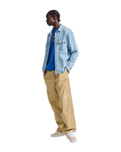 Palmhill Chemise en Denim à Manches Longues - Bleu Denim Clair