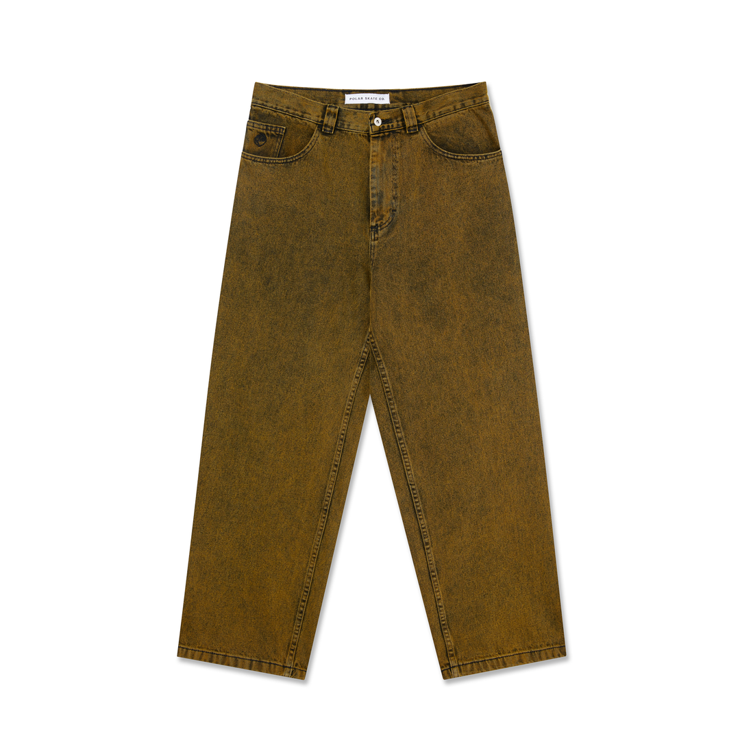 Polar Skate Co. Big Boy Pants - Yellow Black – Palm Isle Skateshop