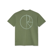 Contrast T-Shirt | Stroke Logo - Vert Mousse