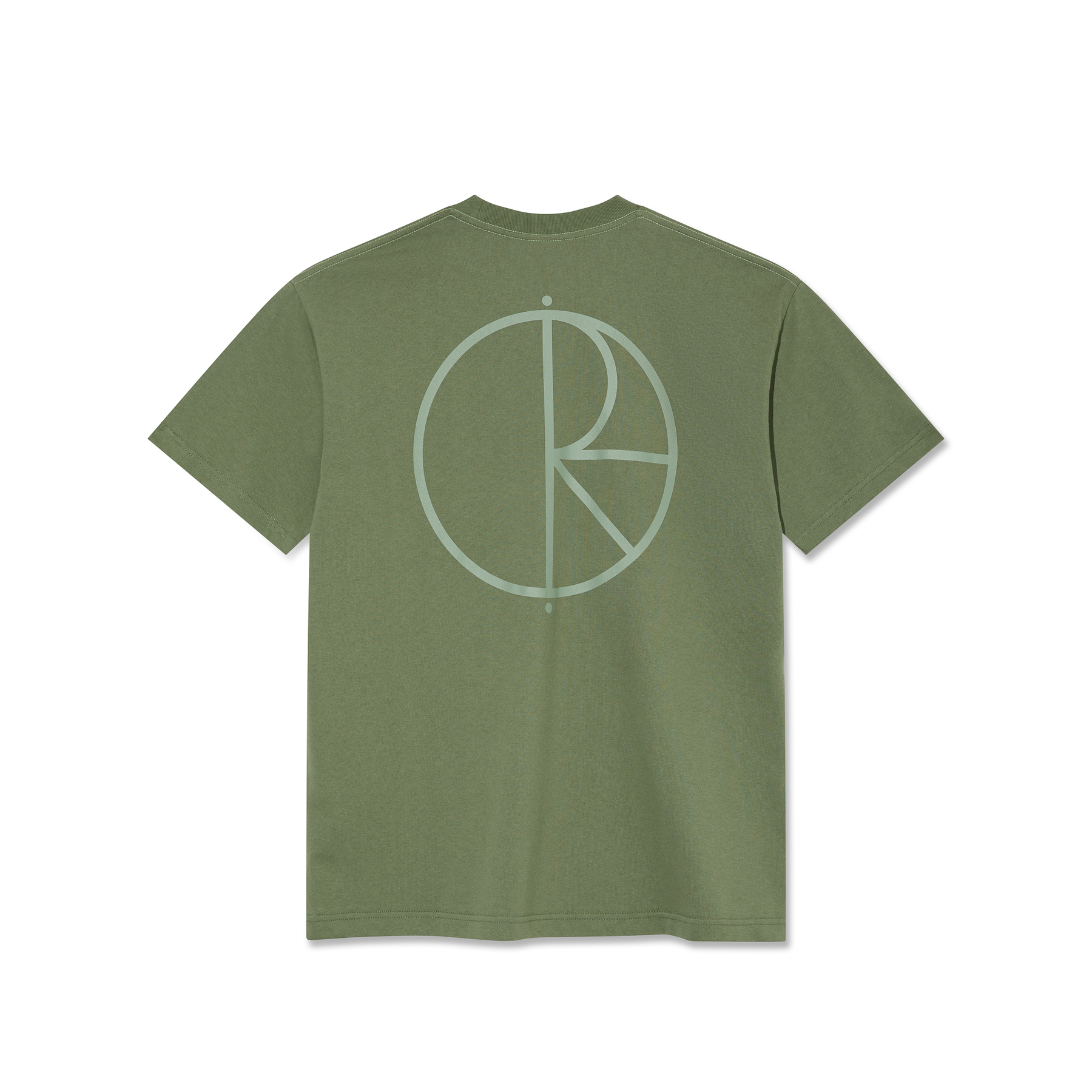 Contrast T-Shirt | Stroke Logo - Vert Mousse