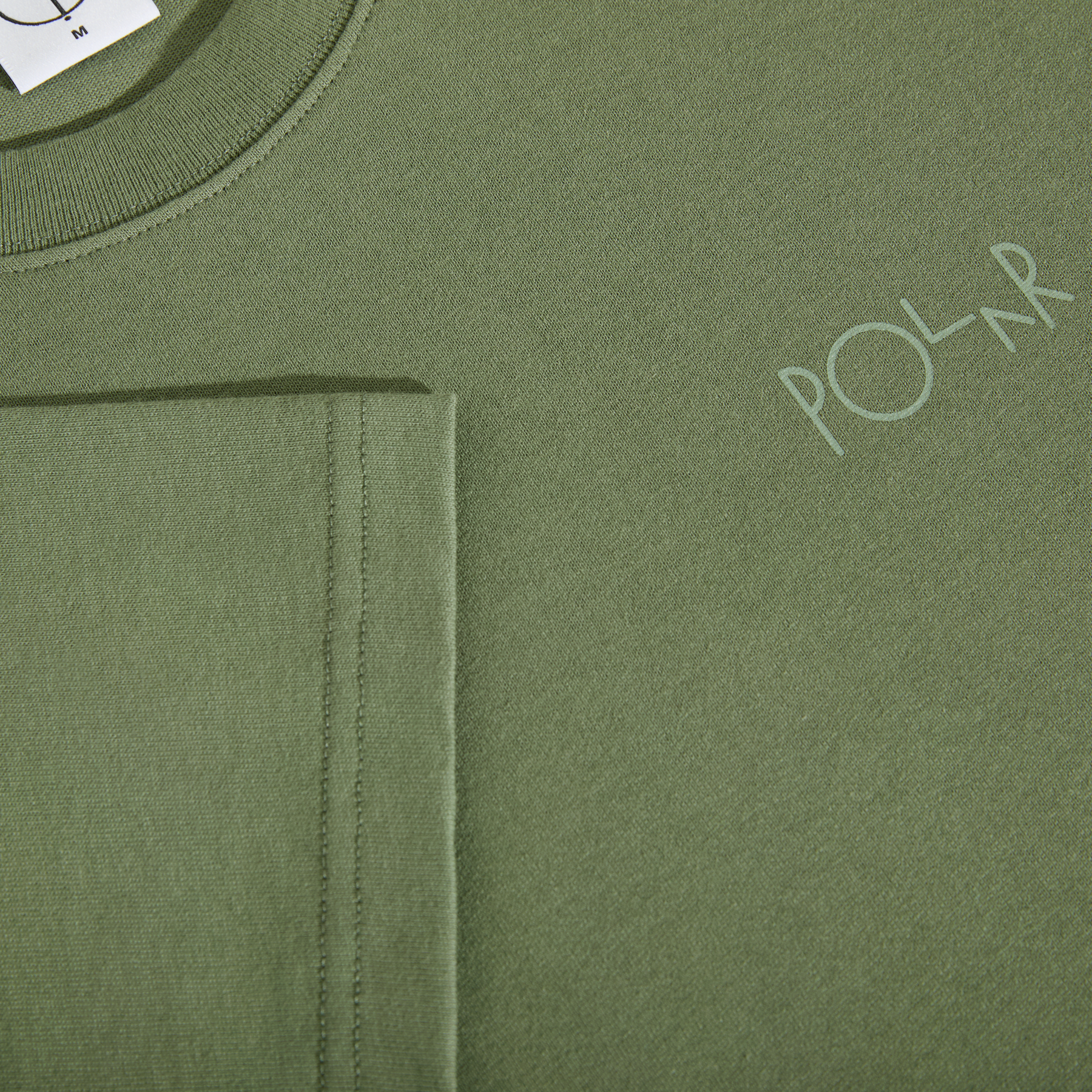 Contrast T-Shirt | Stroke Logo - Vert Mousse