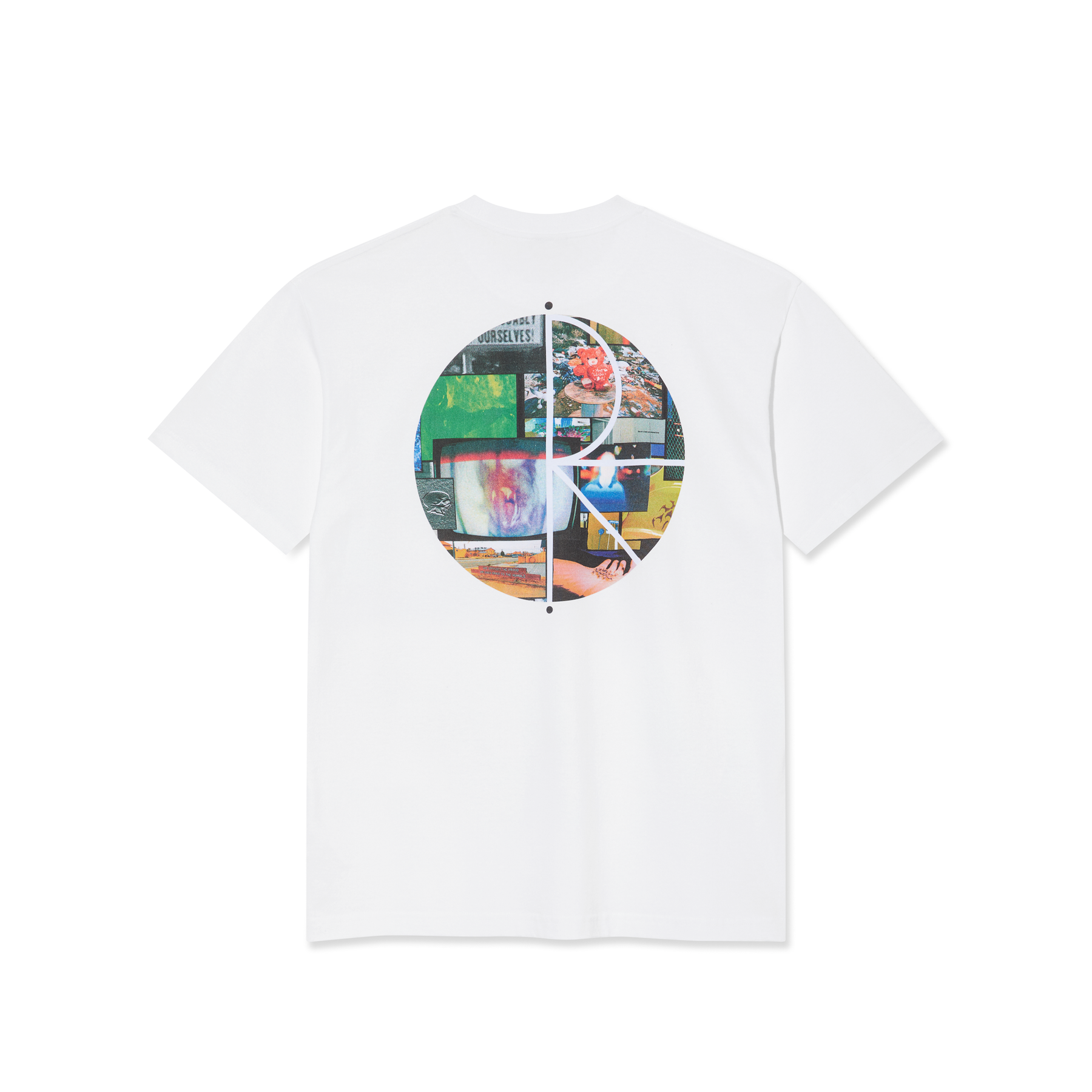 Fill Logo T-Shirt | Ourselves Collage - Blanc