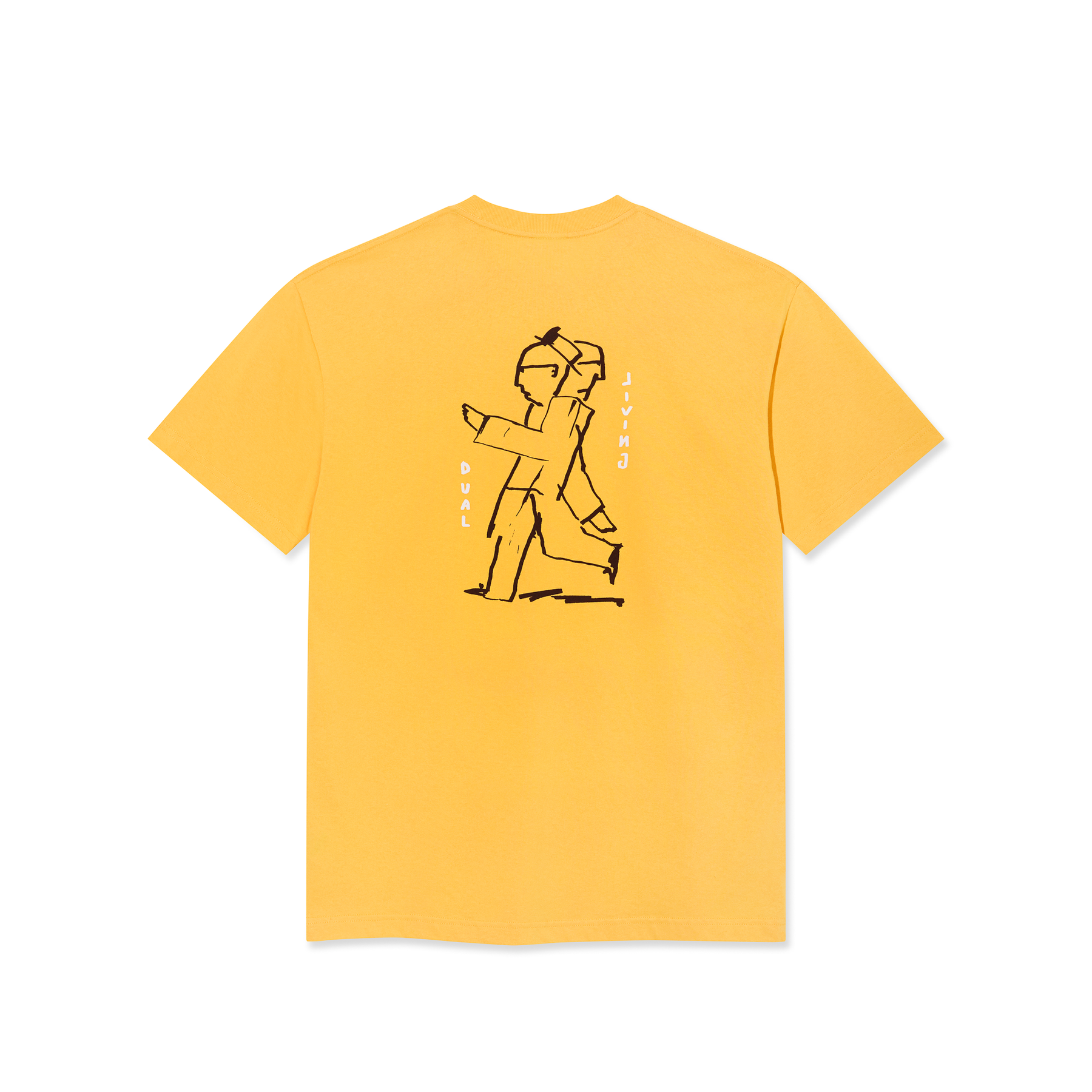 T-Shirt | Dual Living - Jaune