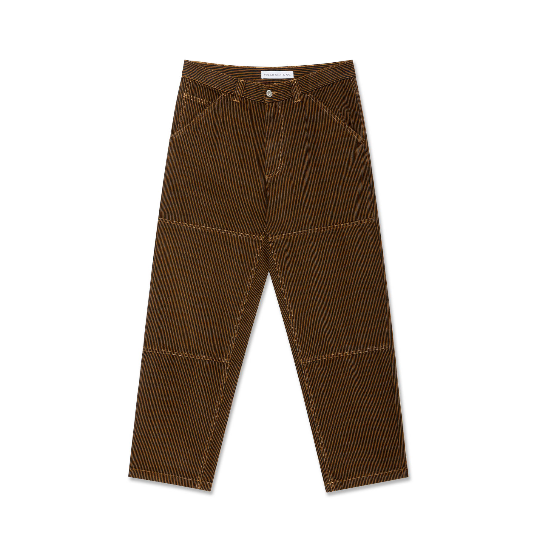 Polar Skate Co. '93! Work Pants | Hickory Stripe - Rust – Palm Polar Skate Co. '93! Work Pants | Hickory Stripe - Rust – Palm