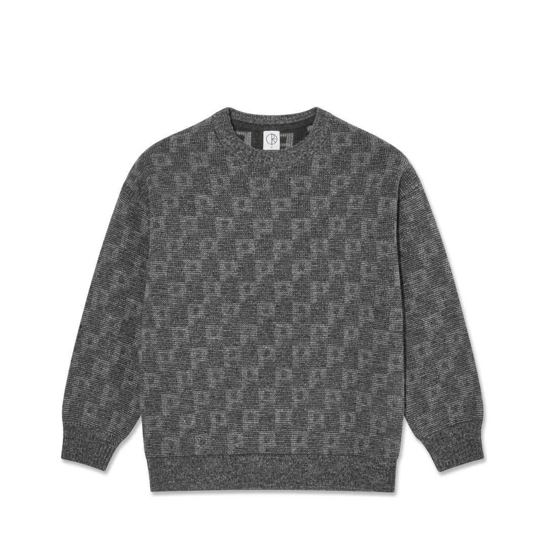 Polar Skate Co. George Sweater | P Pattern - Grey – Palm Isle