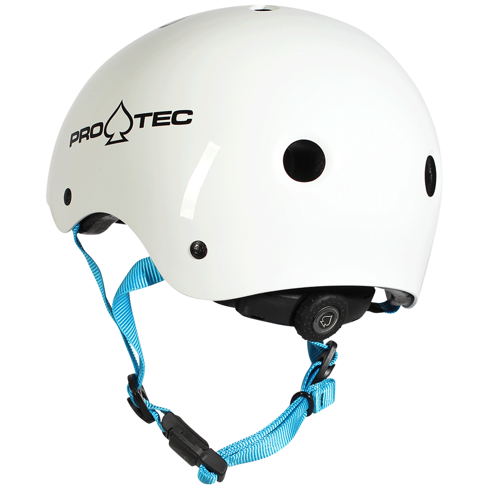 Casque Junior Classic Certifié - Blanc Brillant