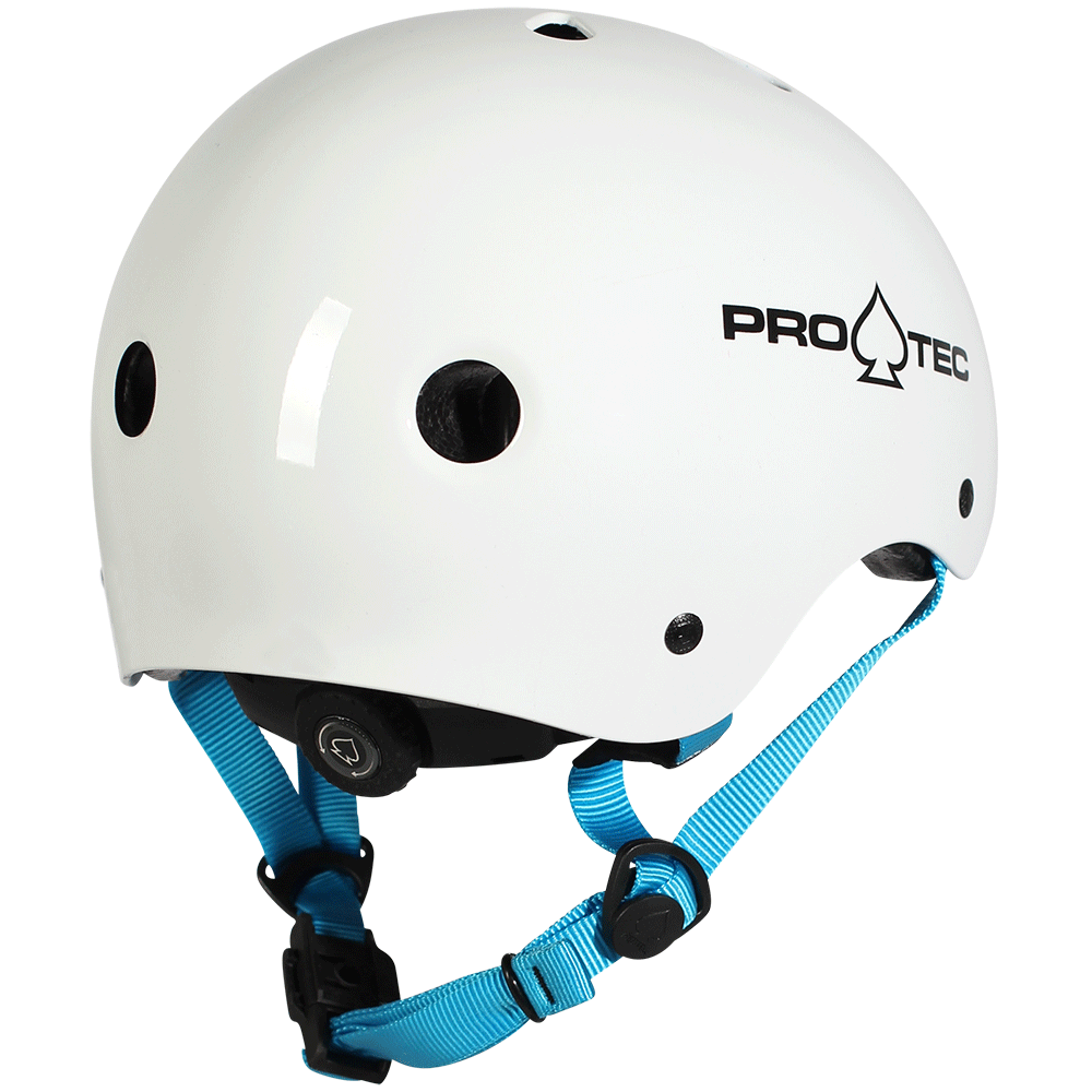 Casque Junior Classic Certifié - Blanc Brillant