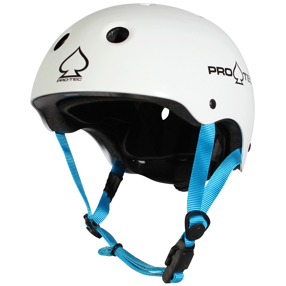 Casque Junior Classic Certifié - Blanc Brillant