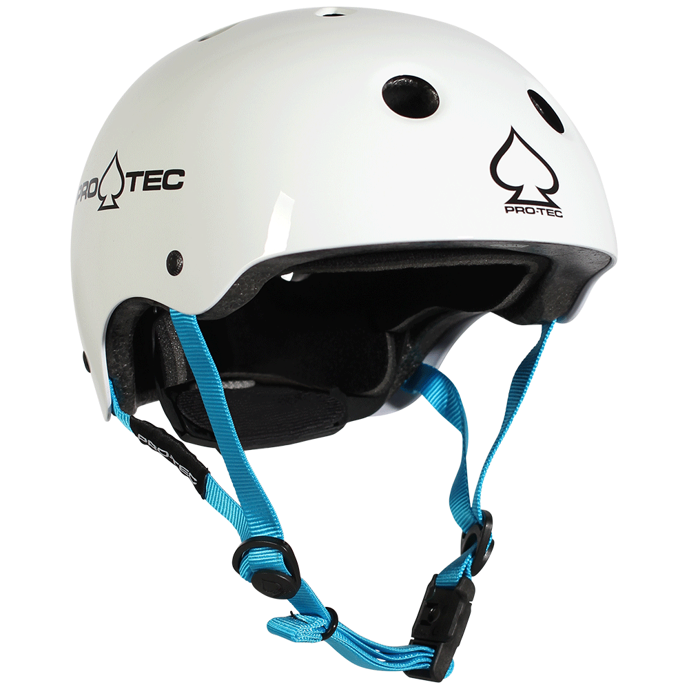 Casque Junior Classic Certifié - Blanc Brillant