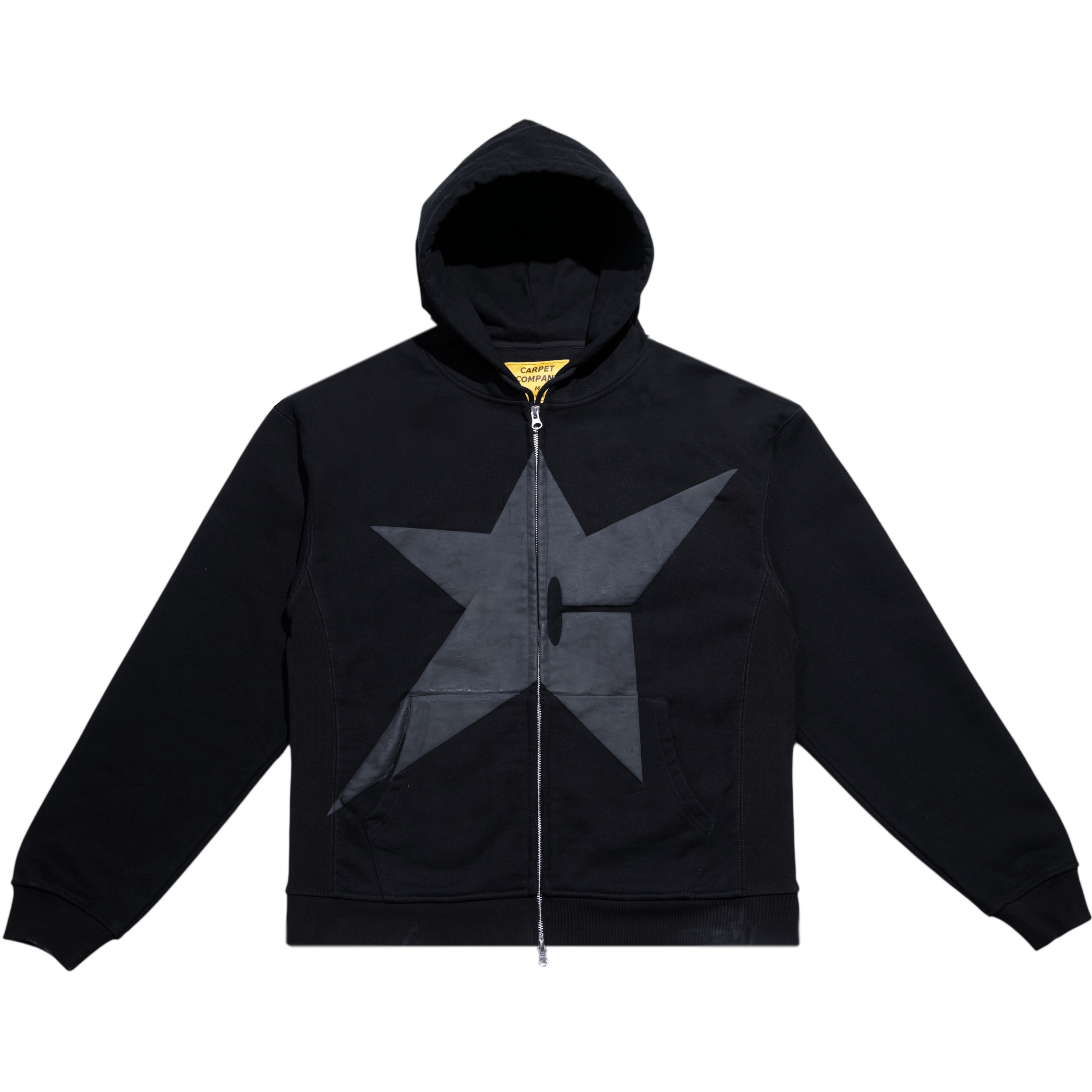 Carpet Company Puff Print Zip Hoodie Black – Palm Isle Skateshop
