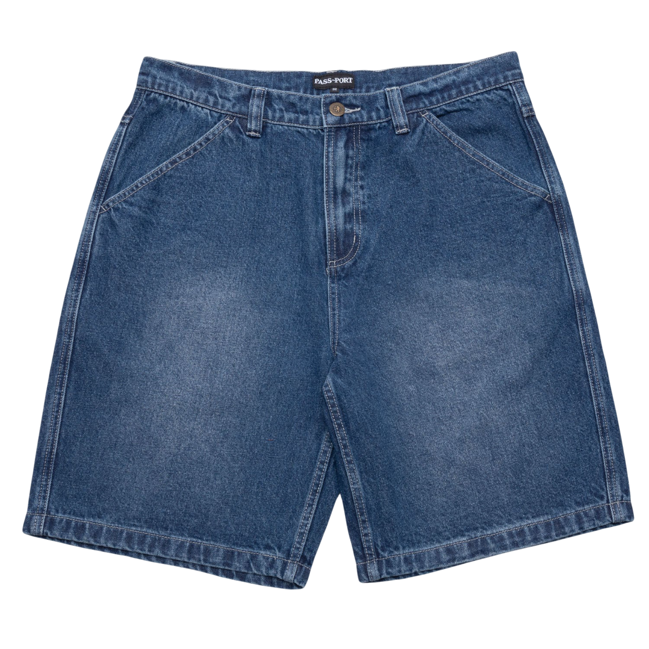 Workers Club Short en Jean - Délavé Indigo Foncé