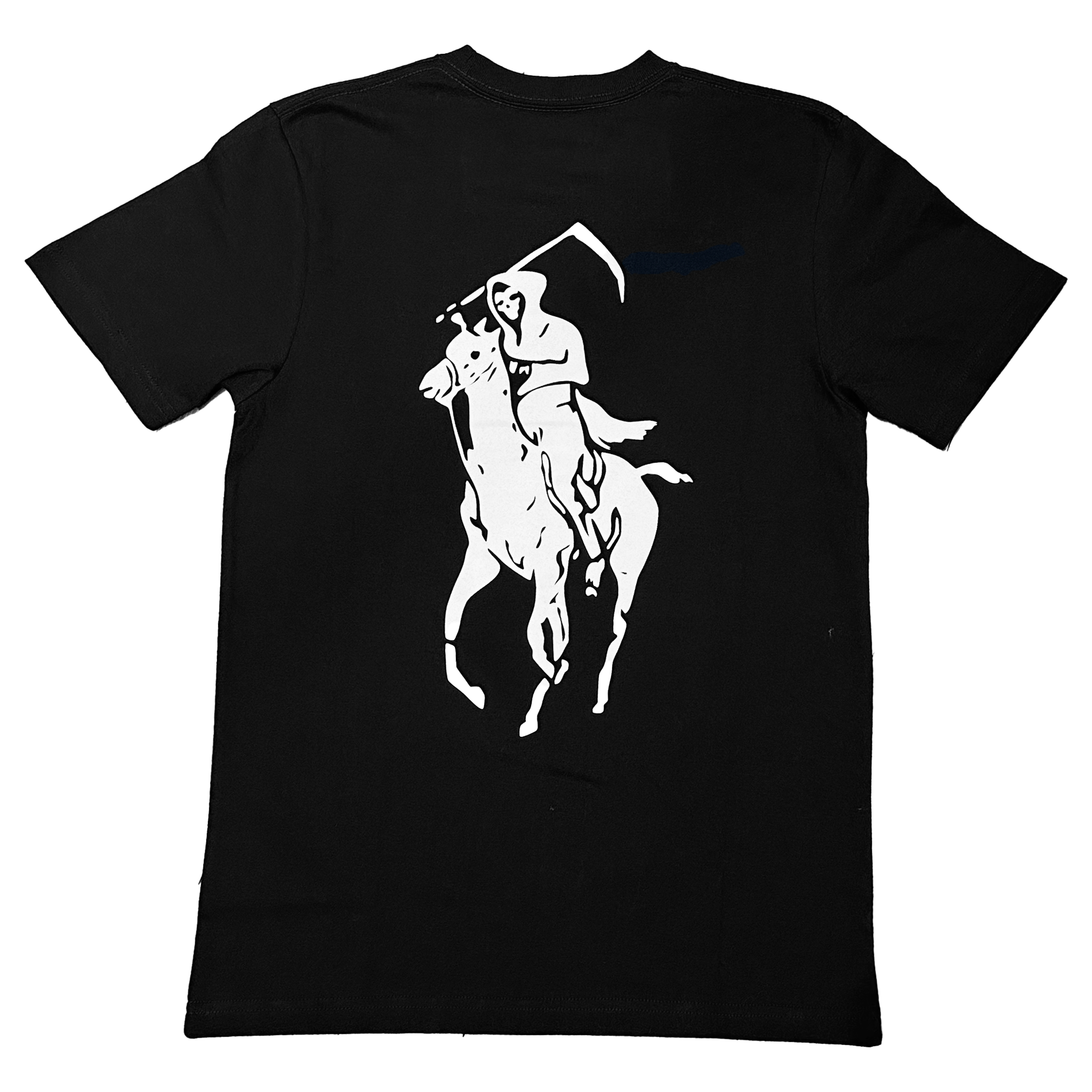 Reaper Jockey Back T-Shirt - Black/White