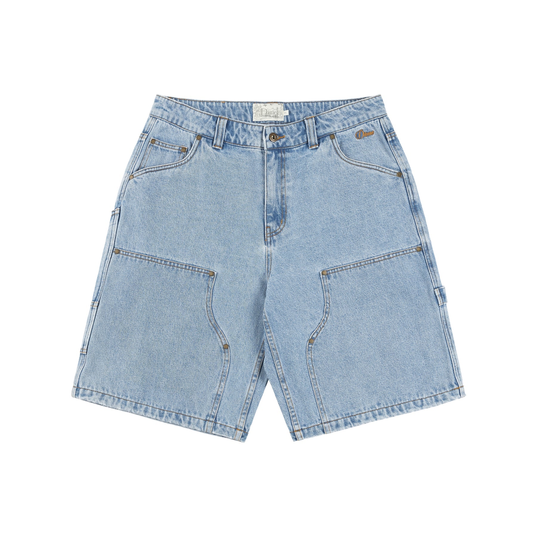 Carpenter Denim Shorts - Blue Washed