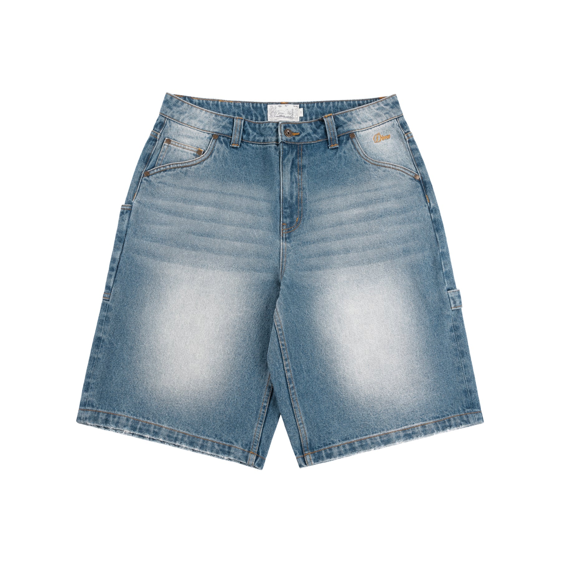 Dime Classic Denim Shorts - Sandblasted Indigo – Palm Isle Skateshop