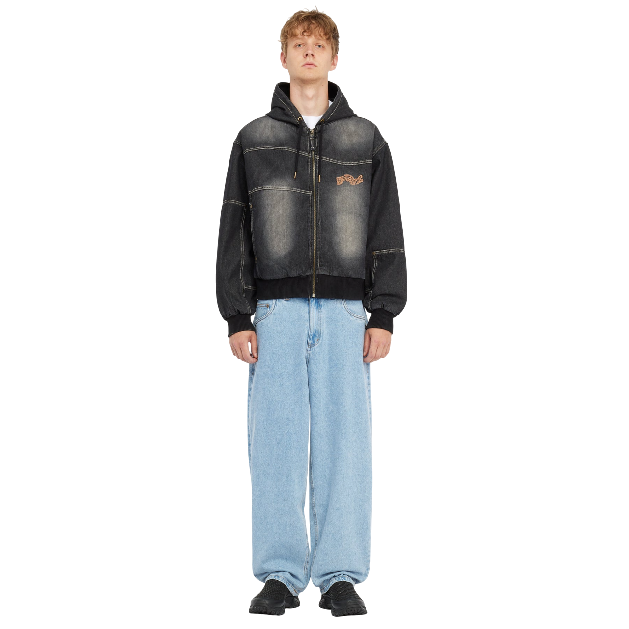 Jean Baggy Classique - Bleu Délavé