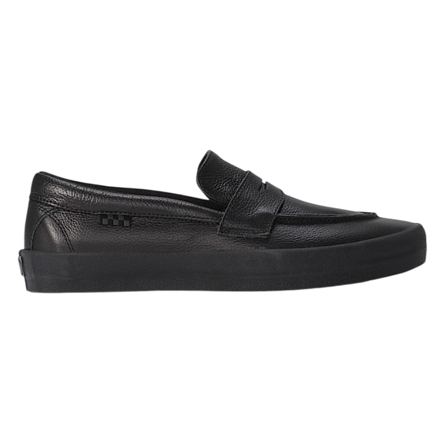 VANS Skate Loafer ブラック Vans Skate Loafer - Black Leather – Palm Isle Skateshop