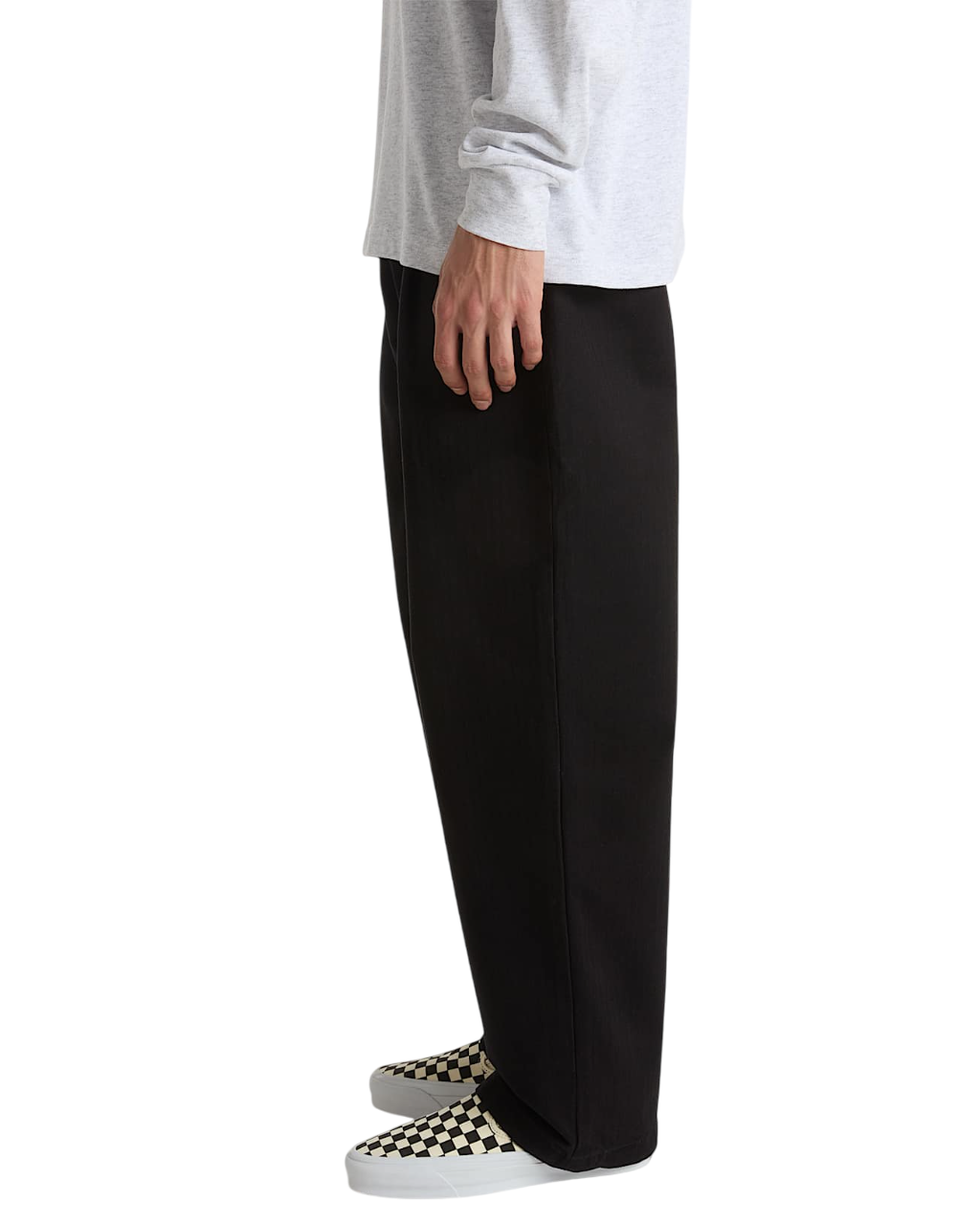Skate Pantalon Plissé Large - Noir