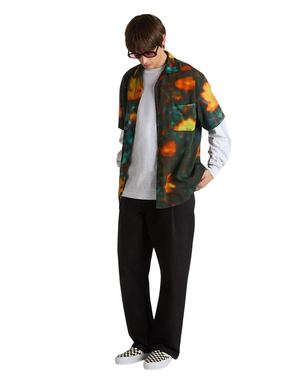 Skate Pantalon Plissé Large - Noir