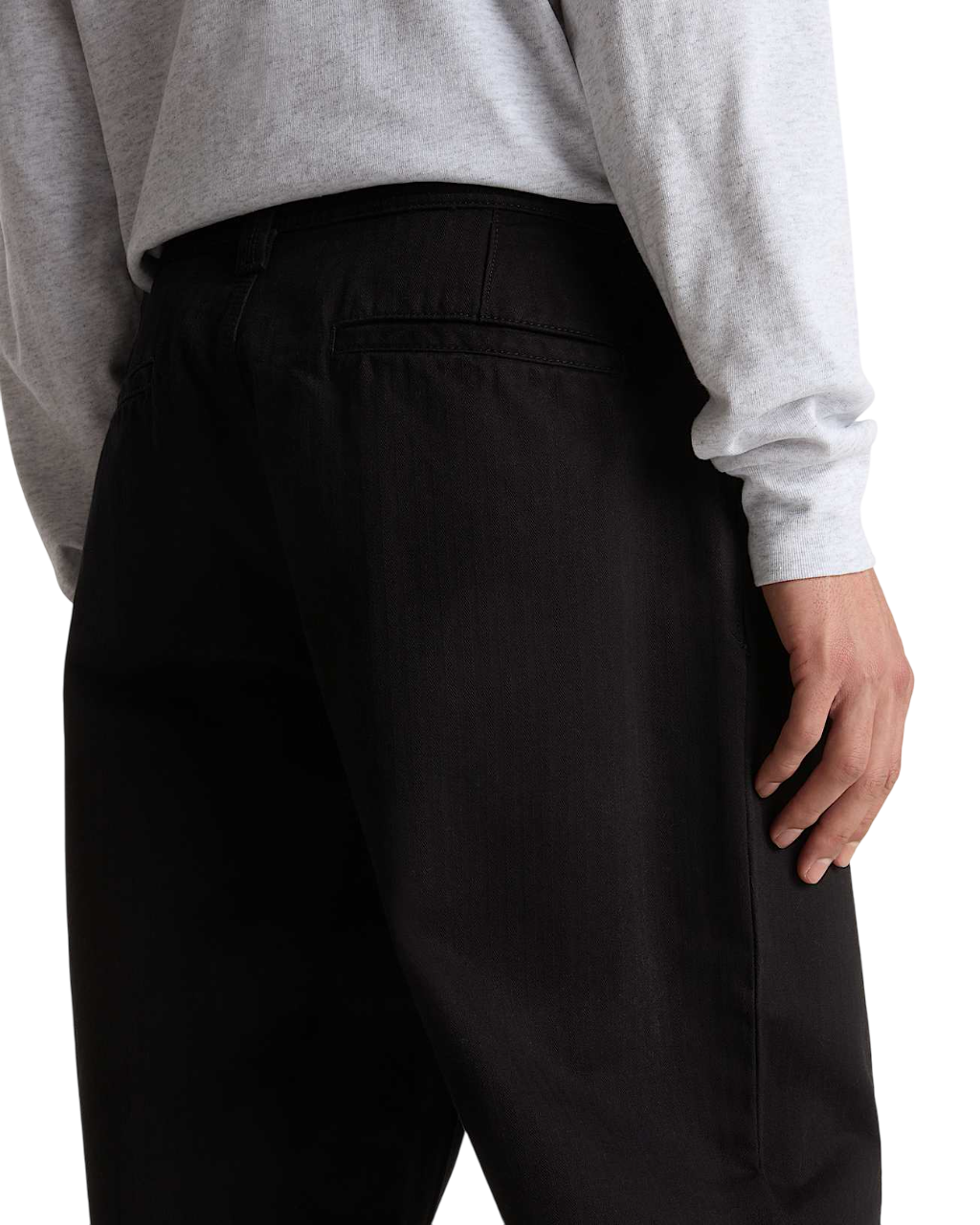 Skate Pantalon Plissé Large - Noir