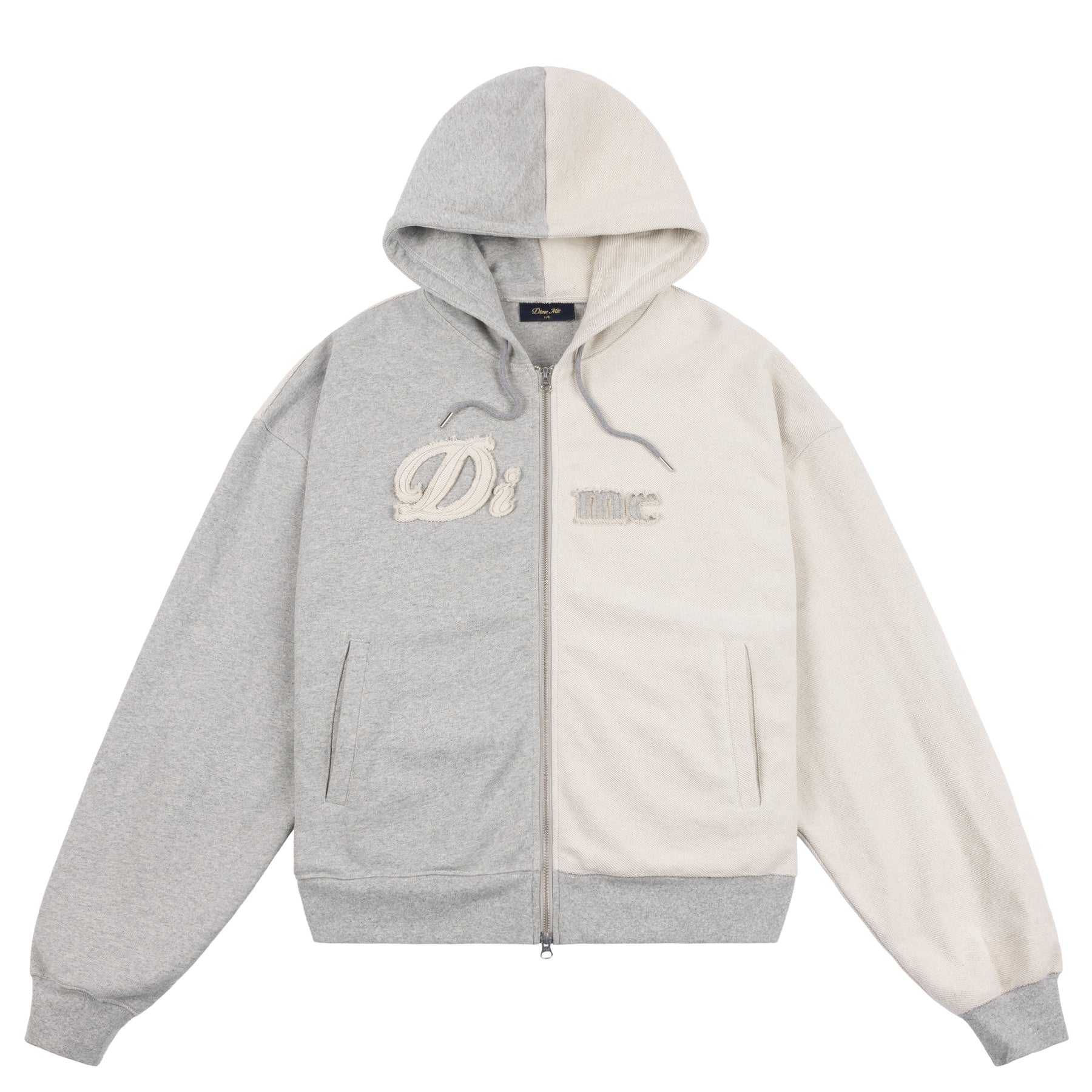 Dime Reverse French Terry Zip Hoodie - Heather Gray – Palm Isle
