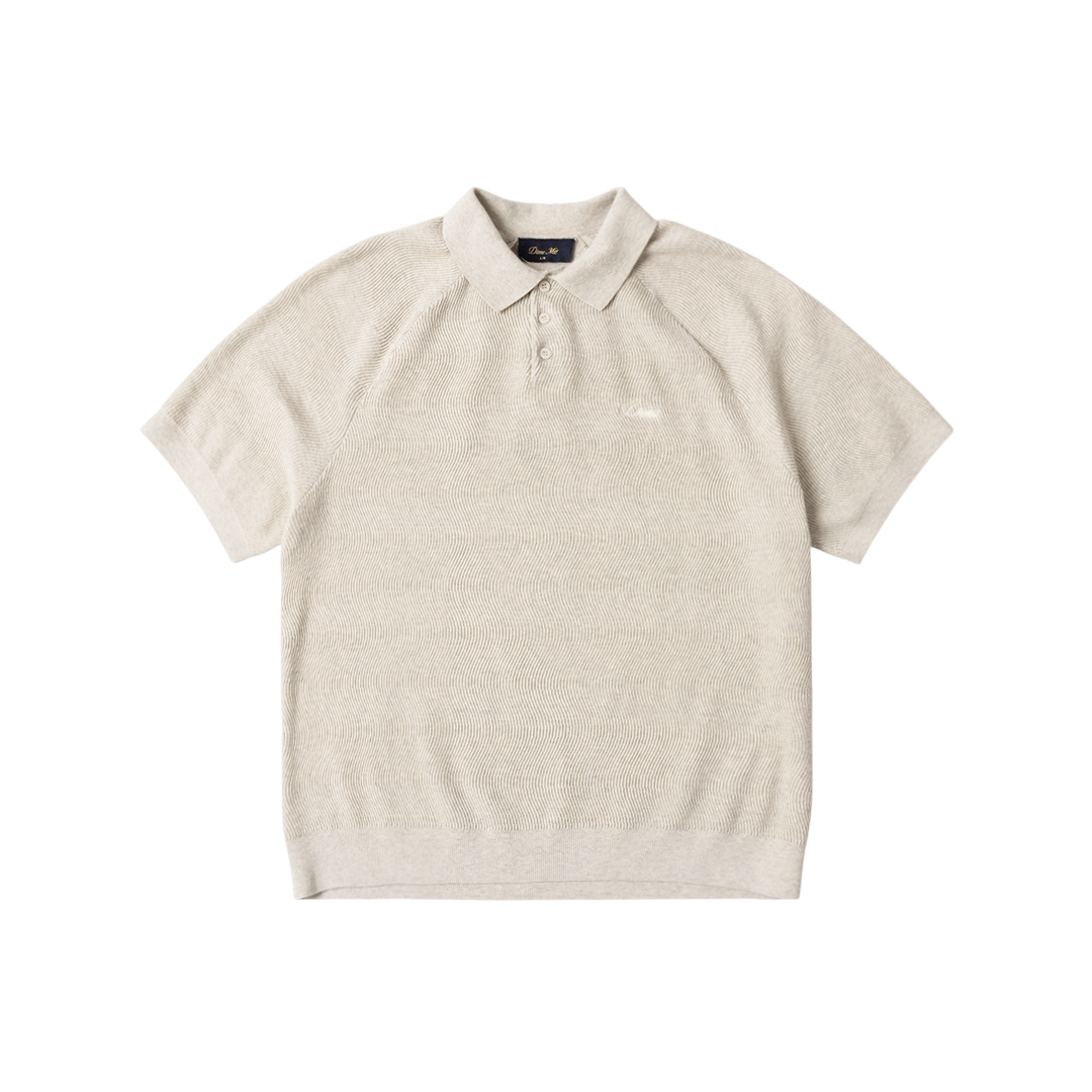 Dime Cable Knit Polo - Oatmeal – Palm Isle Skateshop