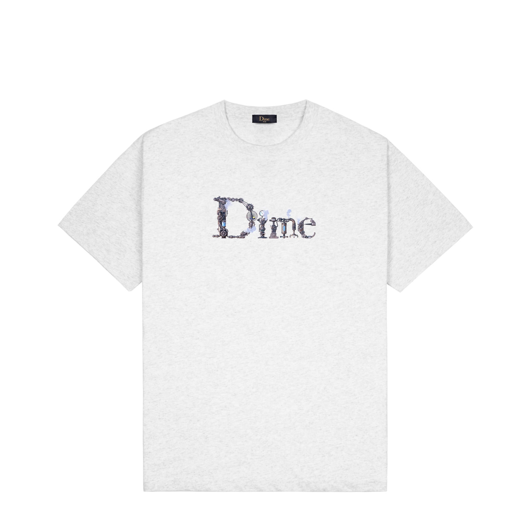 【DIME】Skateshop T-Shirt / Ash Dime Classic Steampunk T-Shirt - Ash – Palm Isle Skateshop