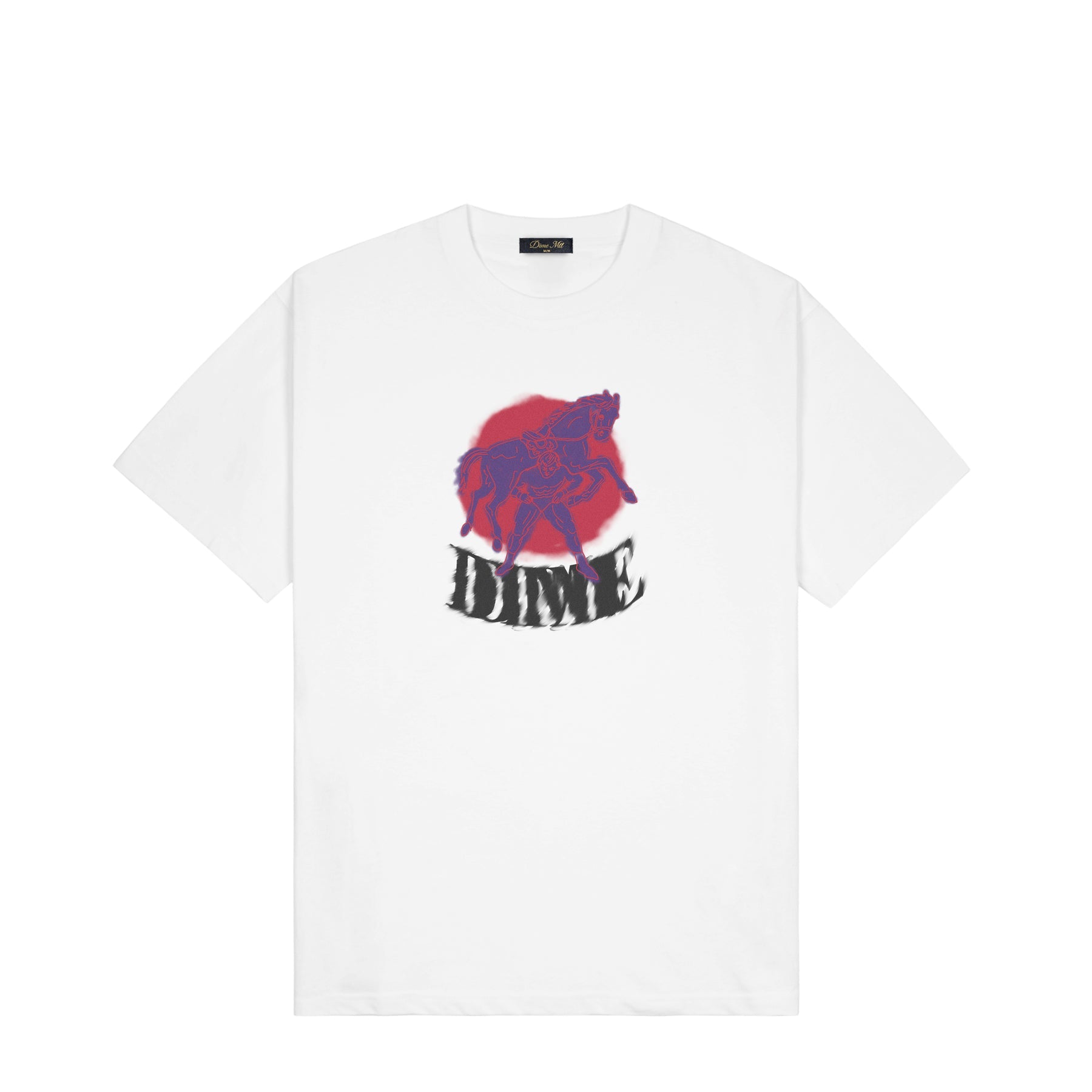 【DIME】 Horseplay T-Shirt / White Dime Horseplay T-Shirt - White – Palm Isle Skateshop