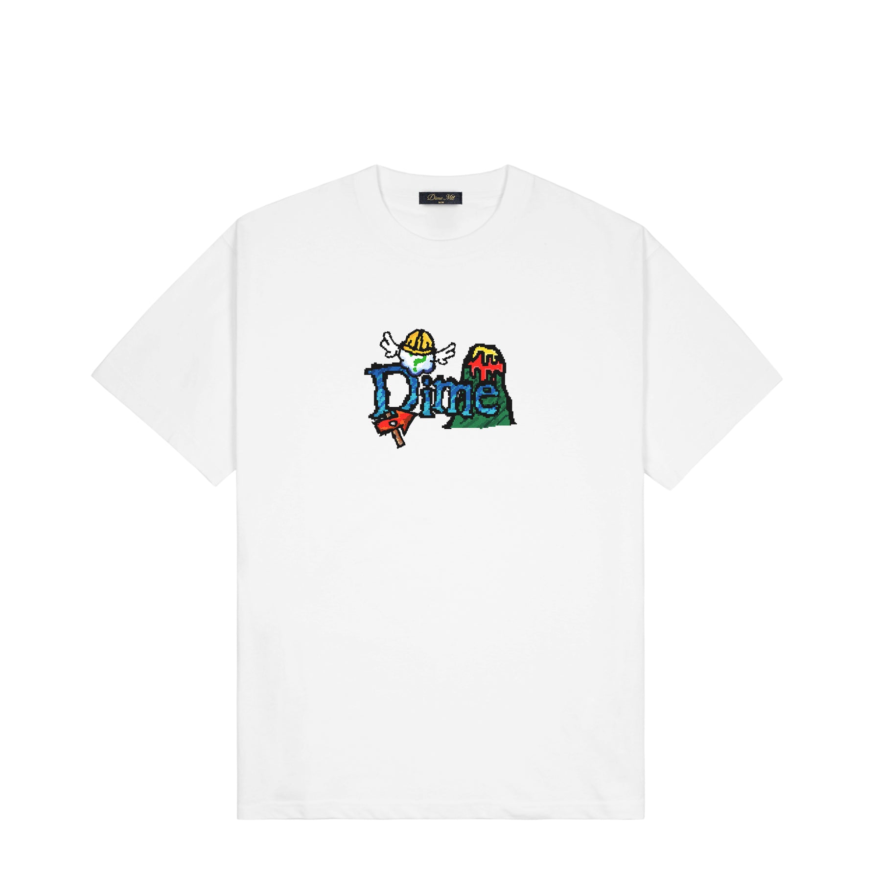 Classic Fuzzy T-Shirt - Blanc