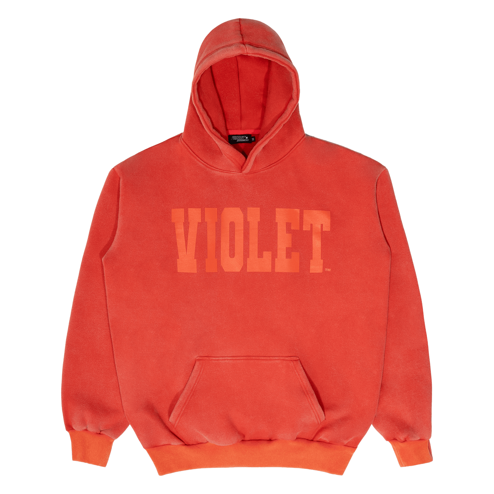 David Enth x Violet Logo Hoodie - Fire Red