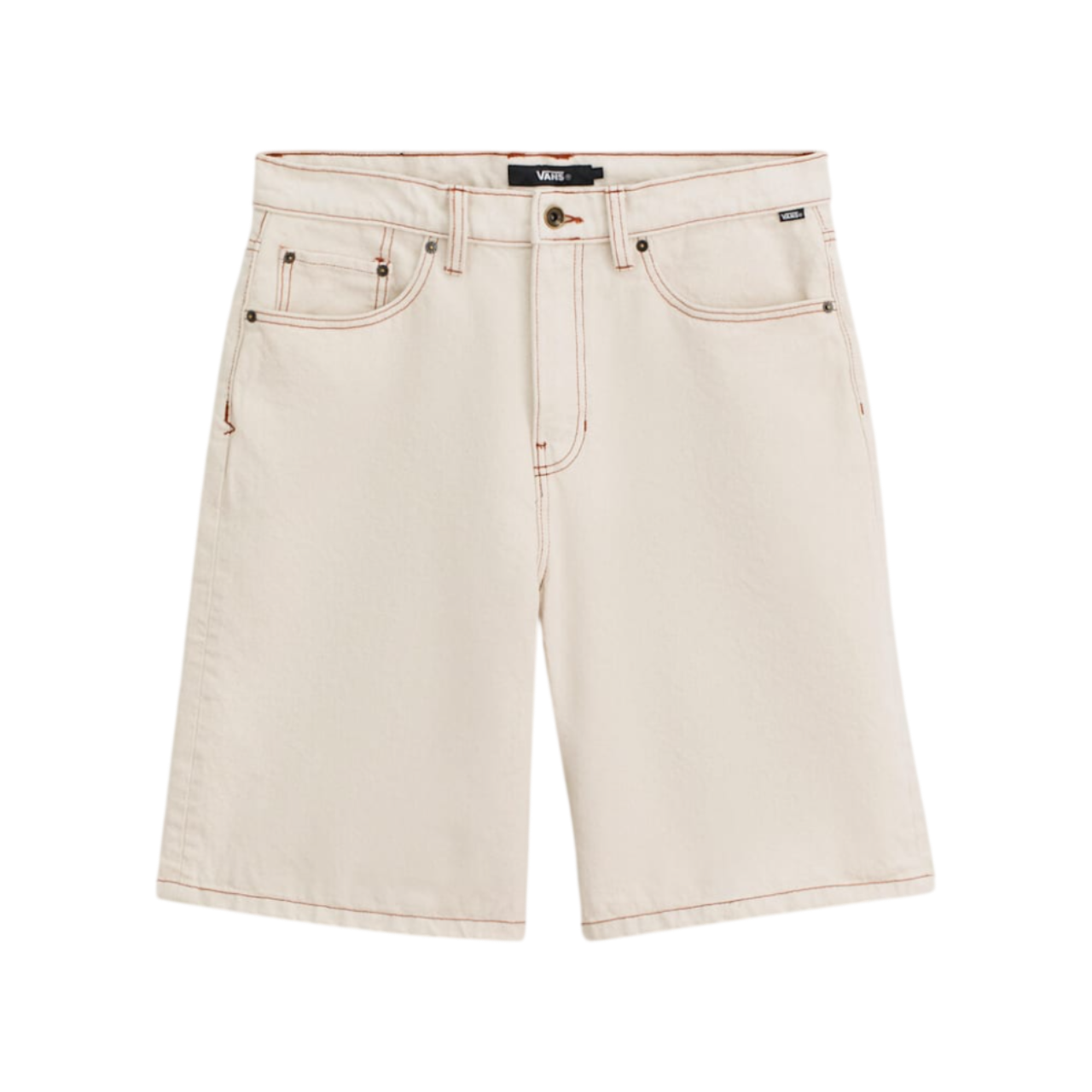 Vans Check-5 Baggy Denim Shorts - Natural Seed – Palm Isle Skateshop
