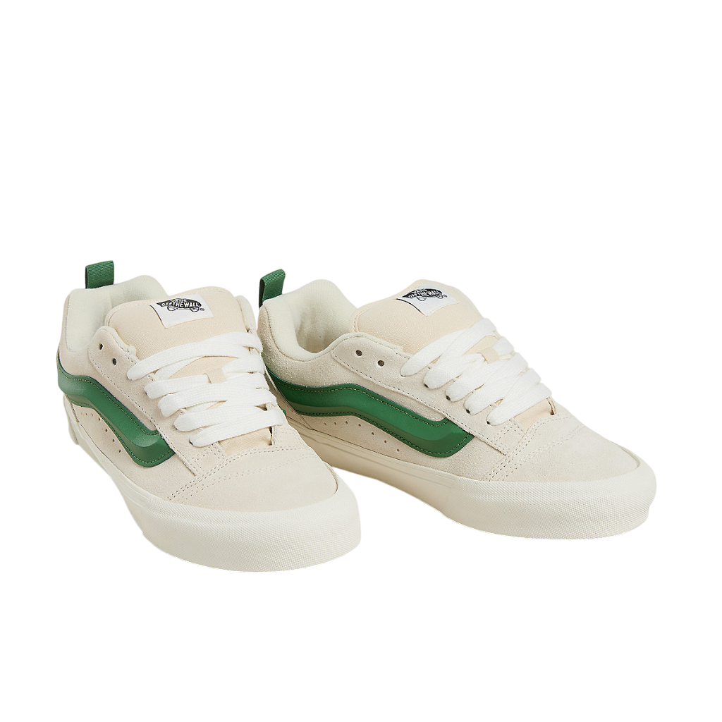 Knu Skool - Suède Vintage Blanc/Vert