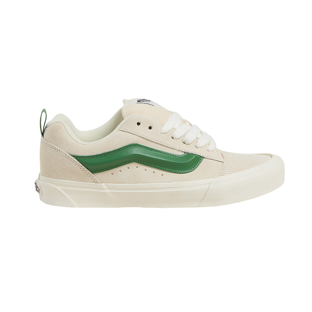 Knu Skool - Suède Vintage Blanc/Vert