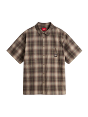 Chemise Tissée à Carreaux Skate M/C - Noyer