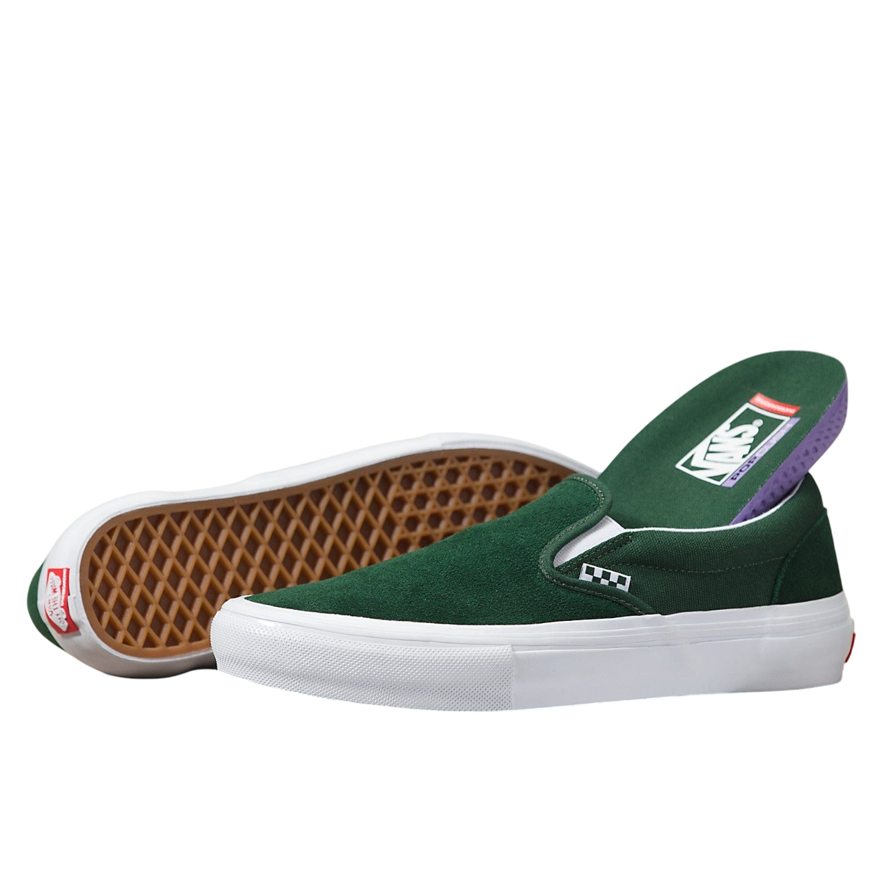 Skate Slip-On - Vert/Blanc Enveloppé