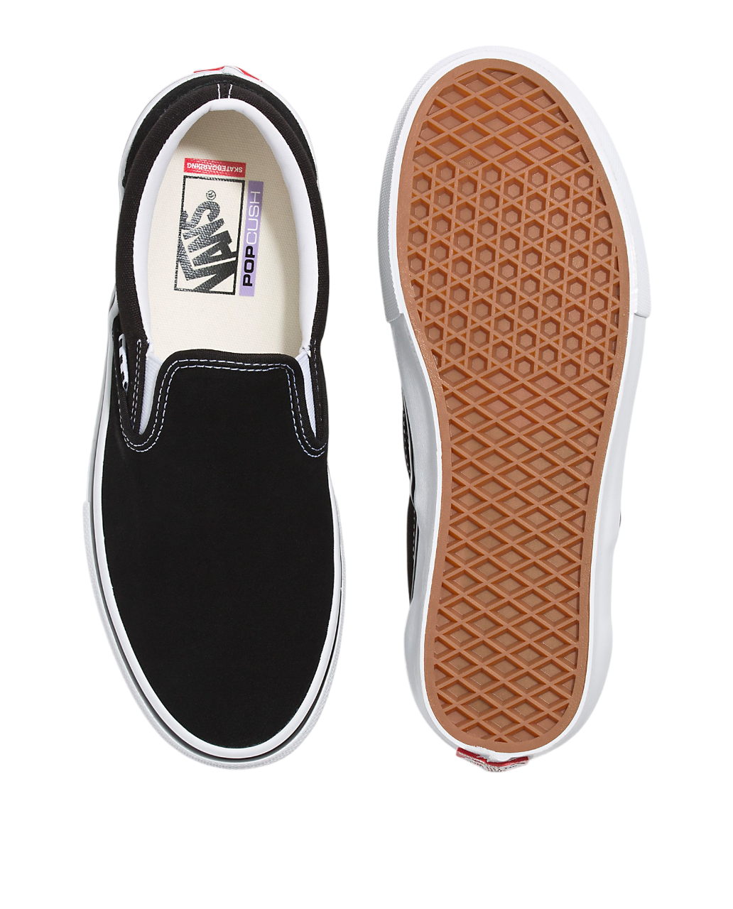 Skate Slip-On - Noir/Blanc