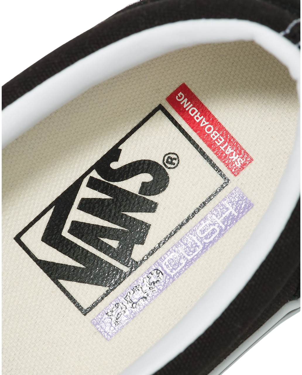 Skate Slip-On - Noir/Blanc