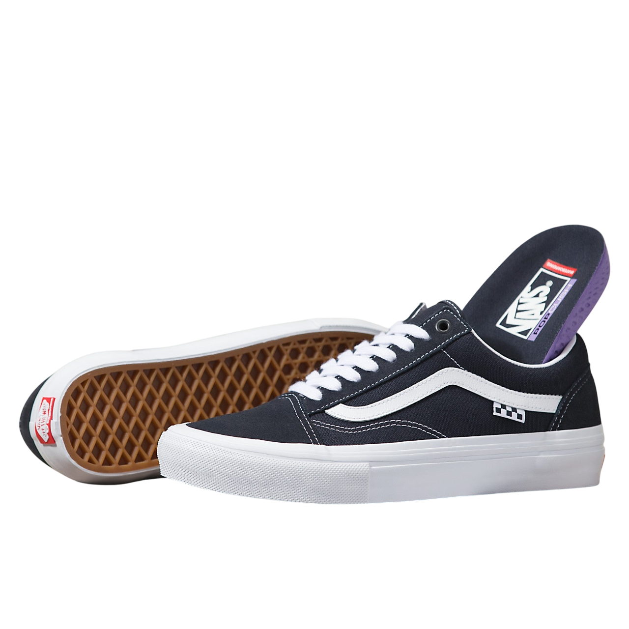 Skate Old Skool - Bleu Marine Foncé Enveloppé