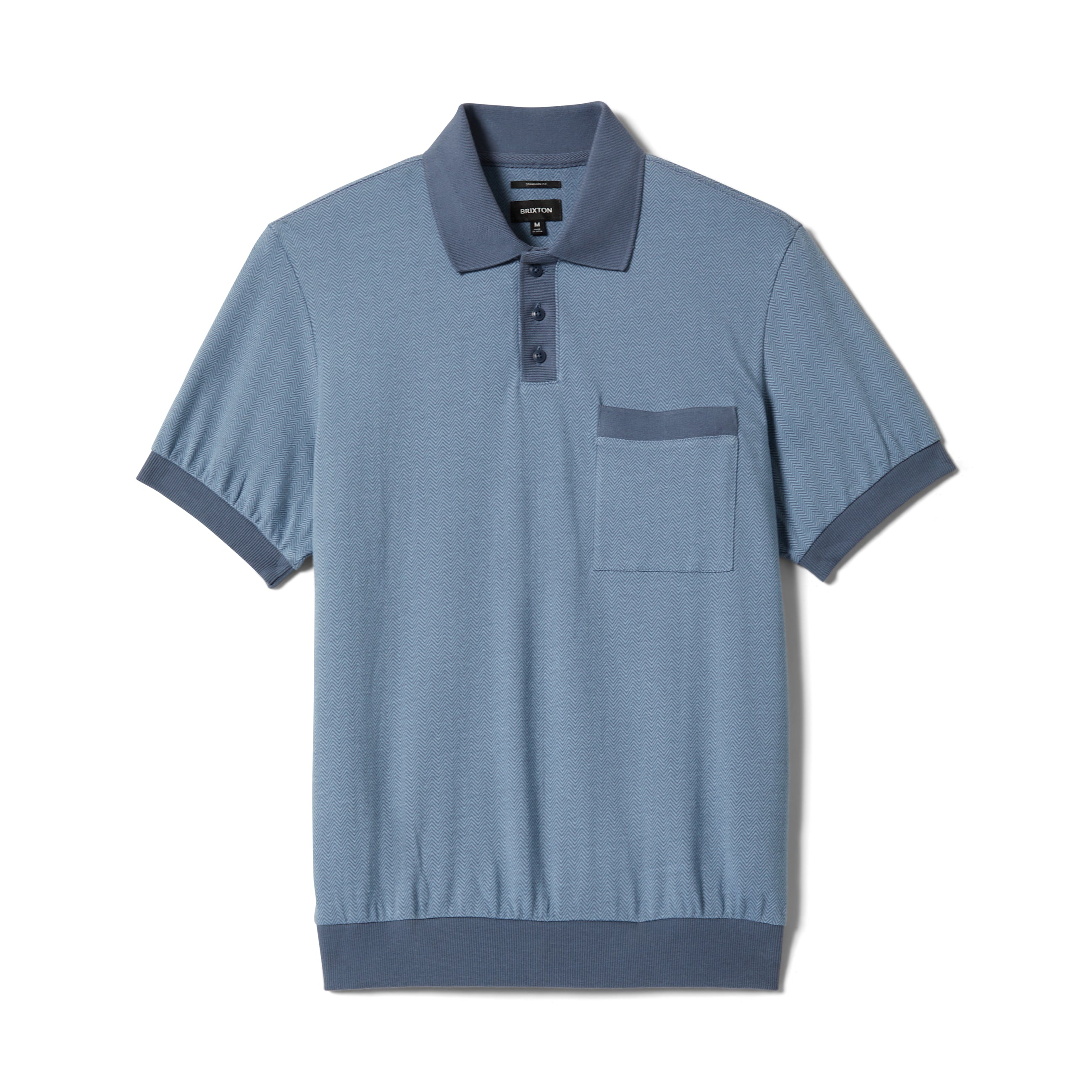 Weekend Polo Chevron - Bleu Borrow/Mer Berring