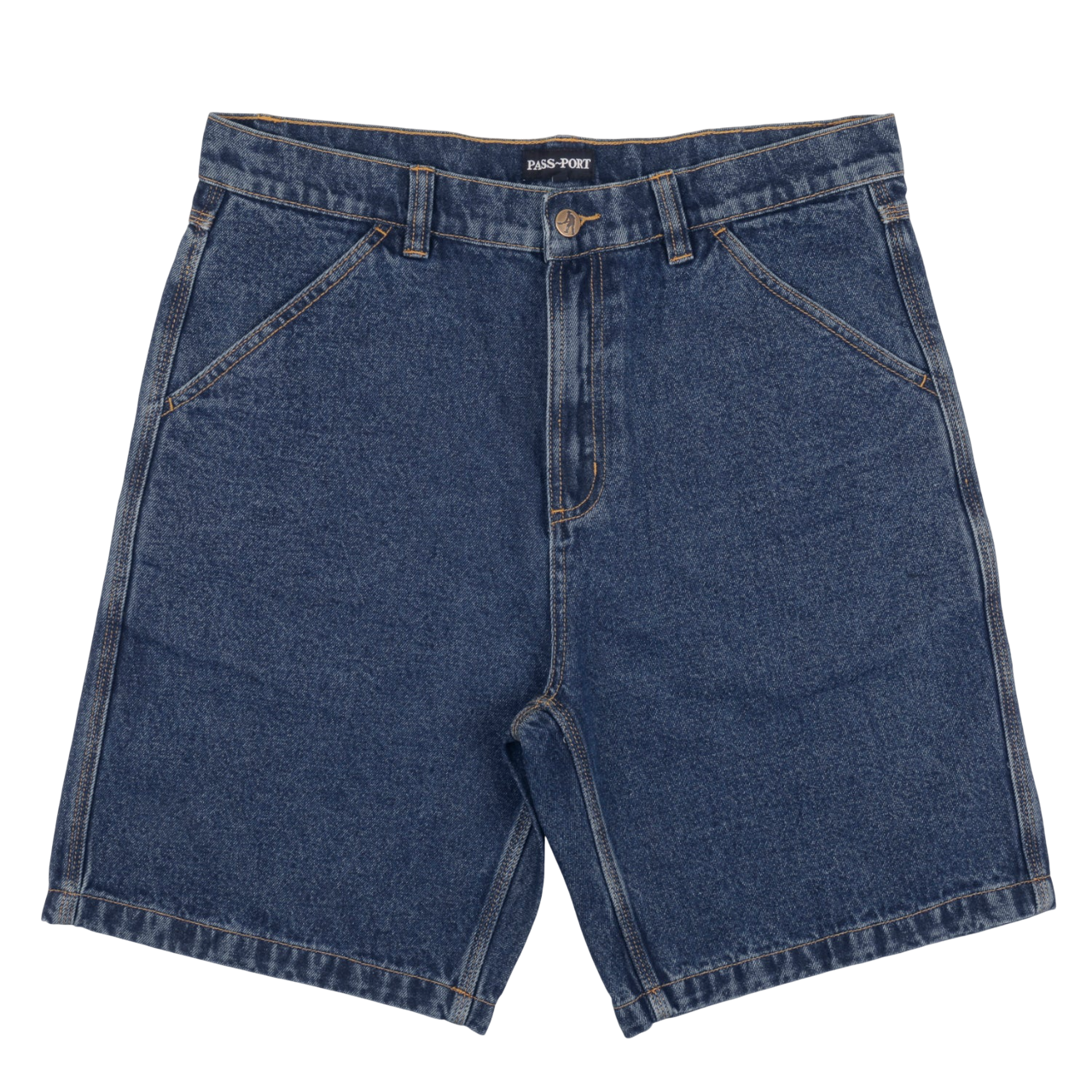 パンツ PASS ~PORT - Workers Club Jean Short Pass~Port Workers Club Denim Jean Short - Washed Dark Indigo