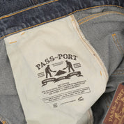 Workers Club Short en Jean Denim - Indigo Foncé Délavé