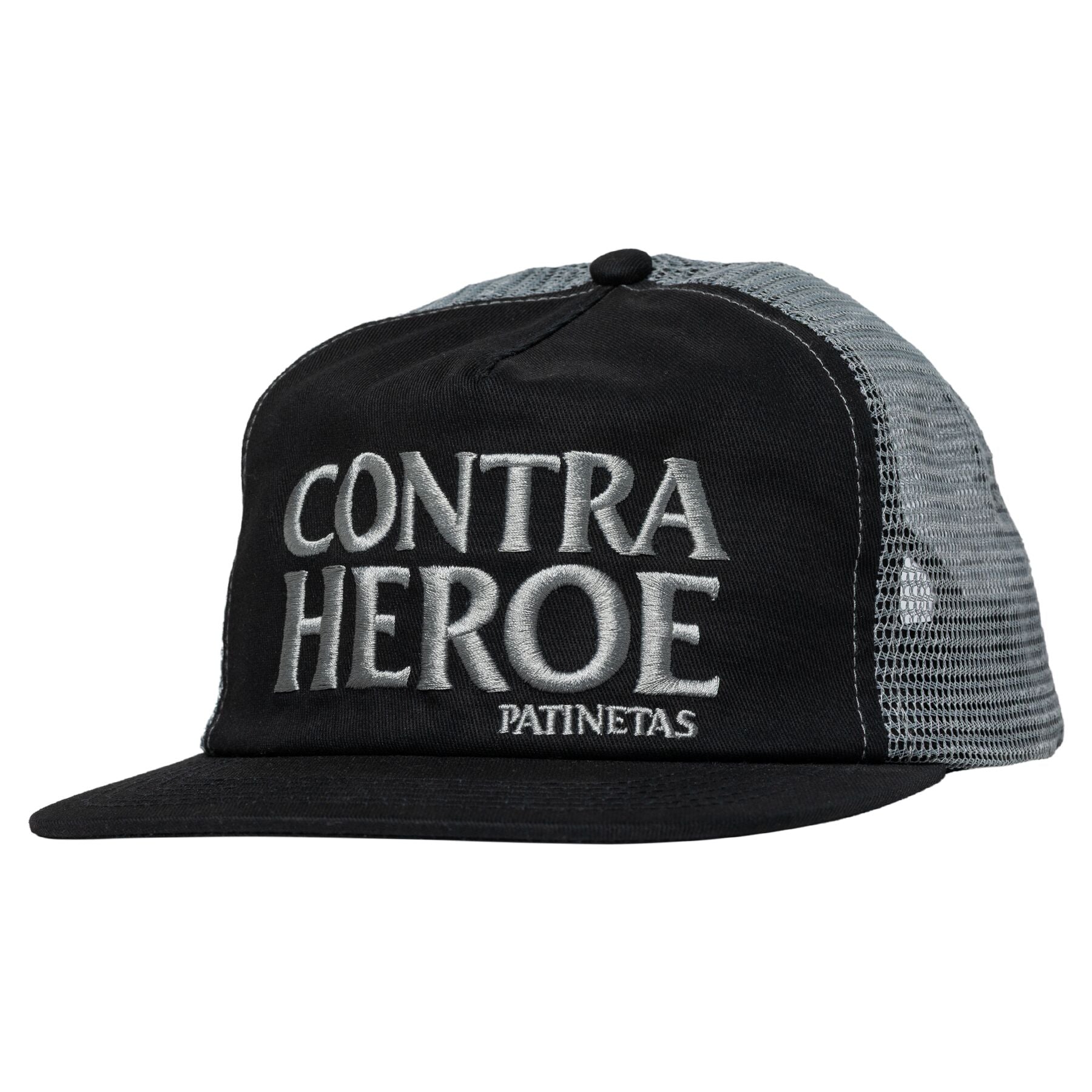 Antihero Contra Heroe Snapback Mesh Hat - Black/Charcoal – Palm