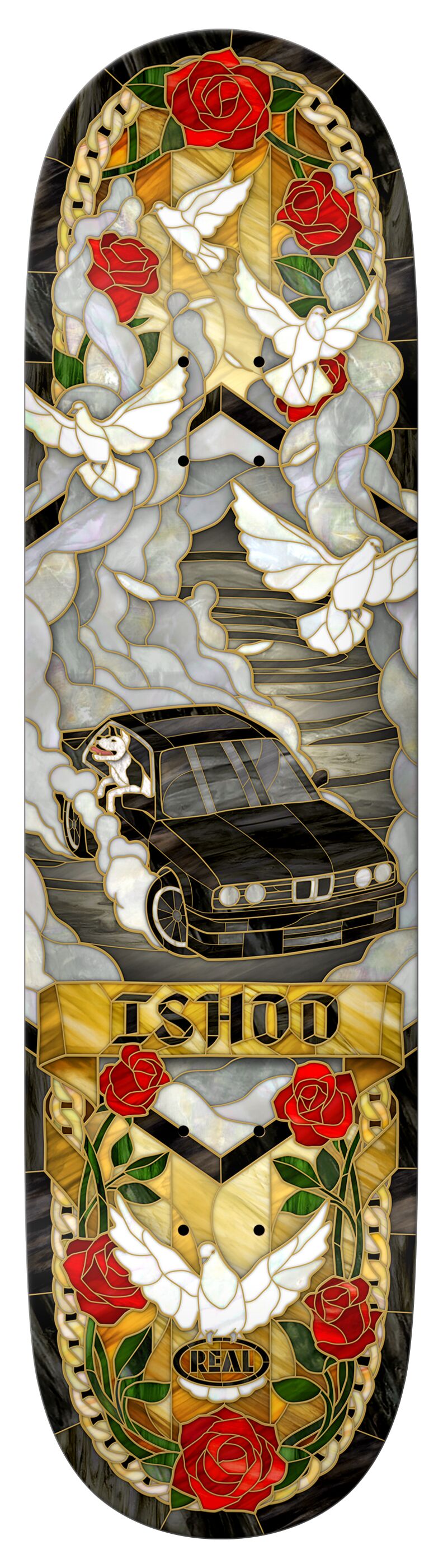 Real Ishod Cathedral II Twin Tail Deck – Palm Isle Skateshop