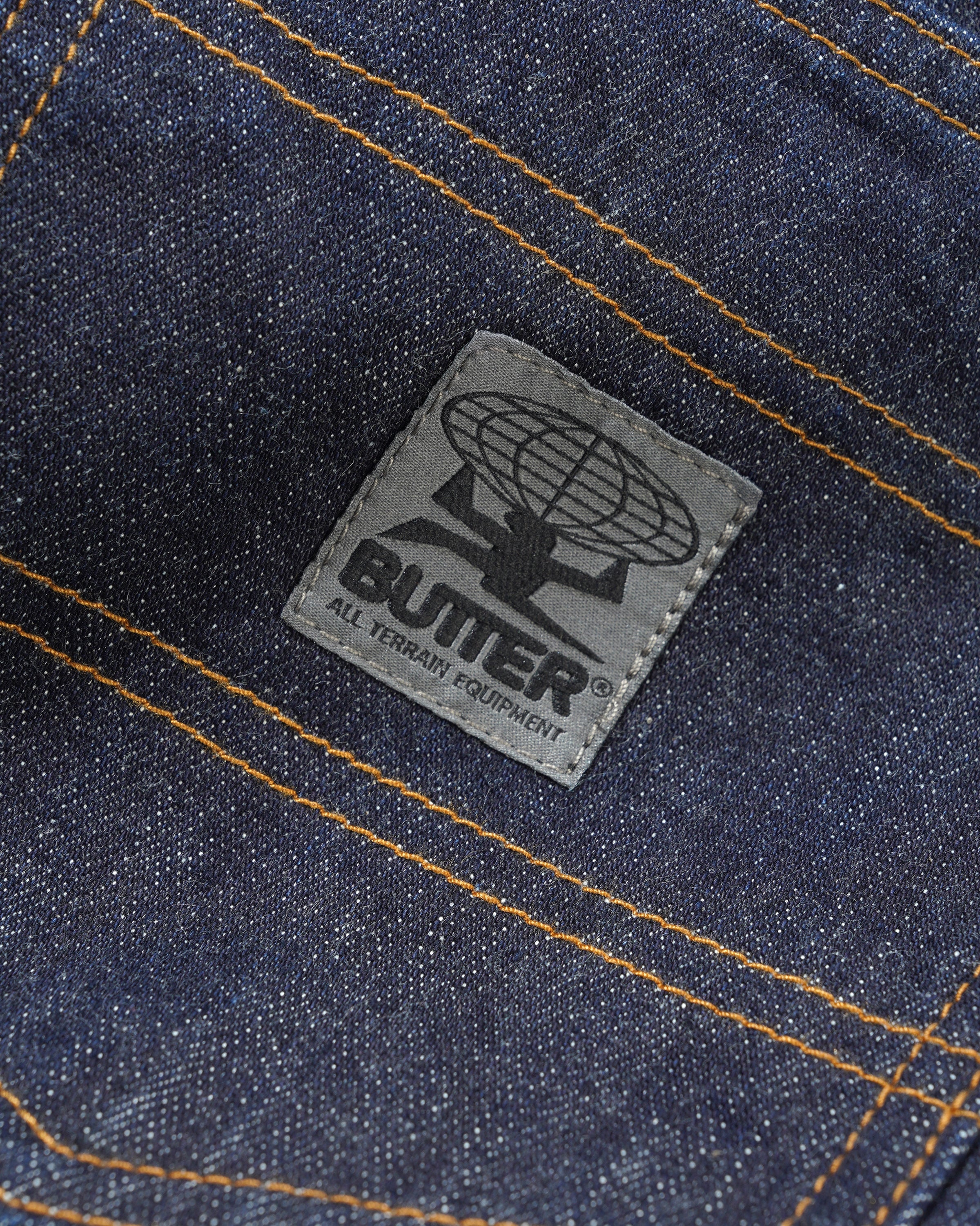 Wide Cut Denim Jeans - Selvedge Blue
