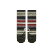 Mid Wool Crew Socks - Blackred