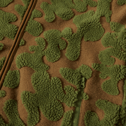 Jacquard à poils longs abstrait - Boue