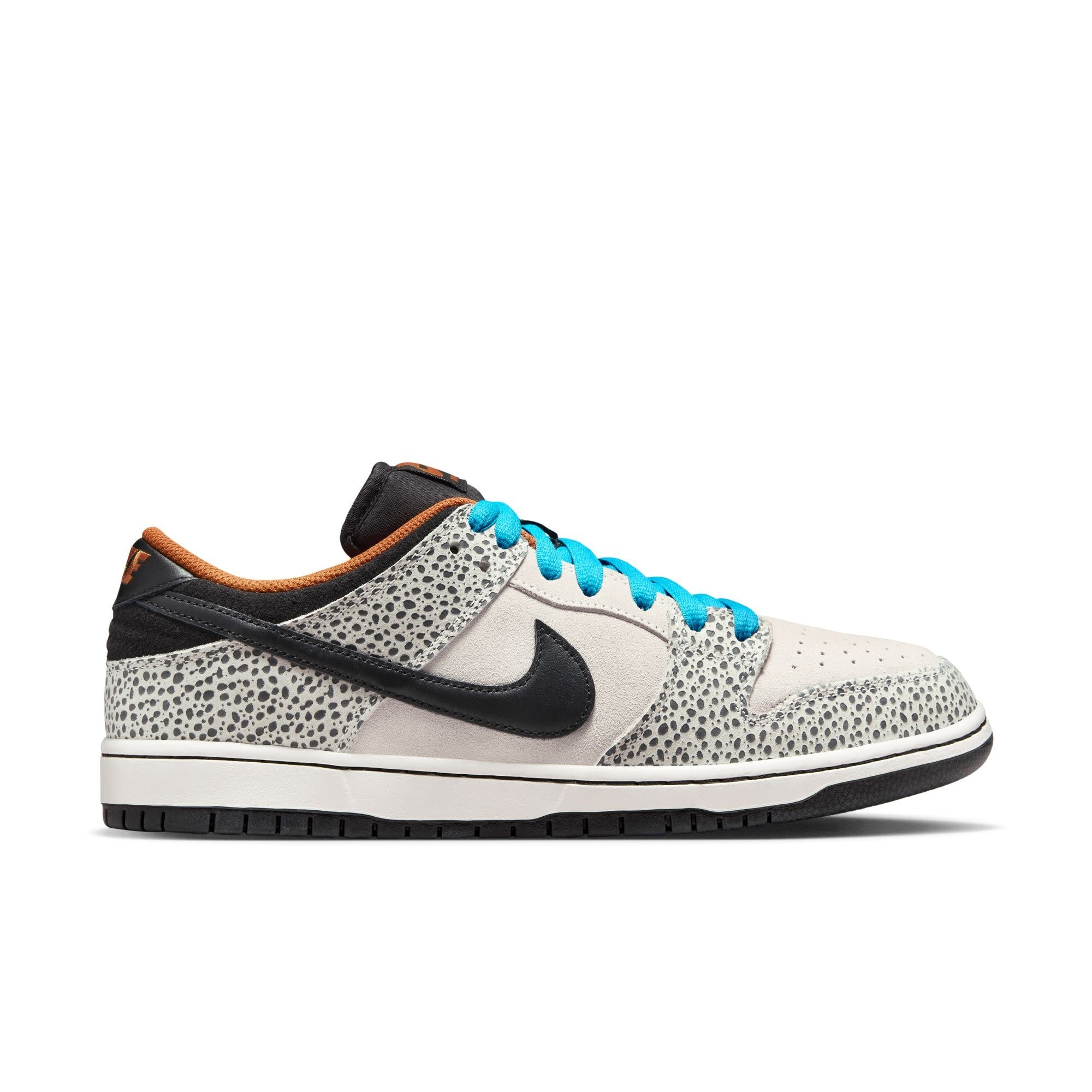 Nike SB Dunk Low Pro Electric Olympic Safari Phantom Black Black M Palm Isle Skateshop