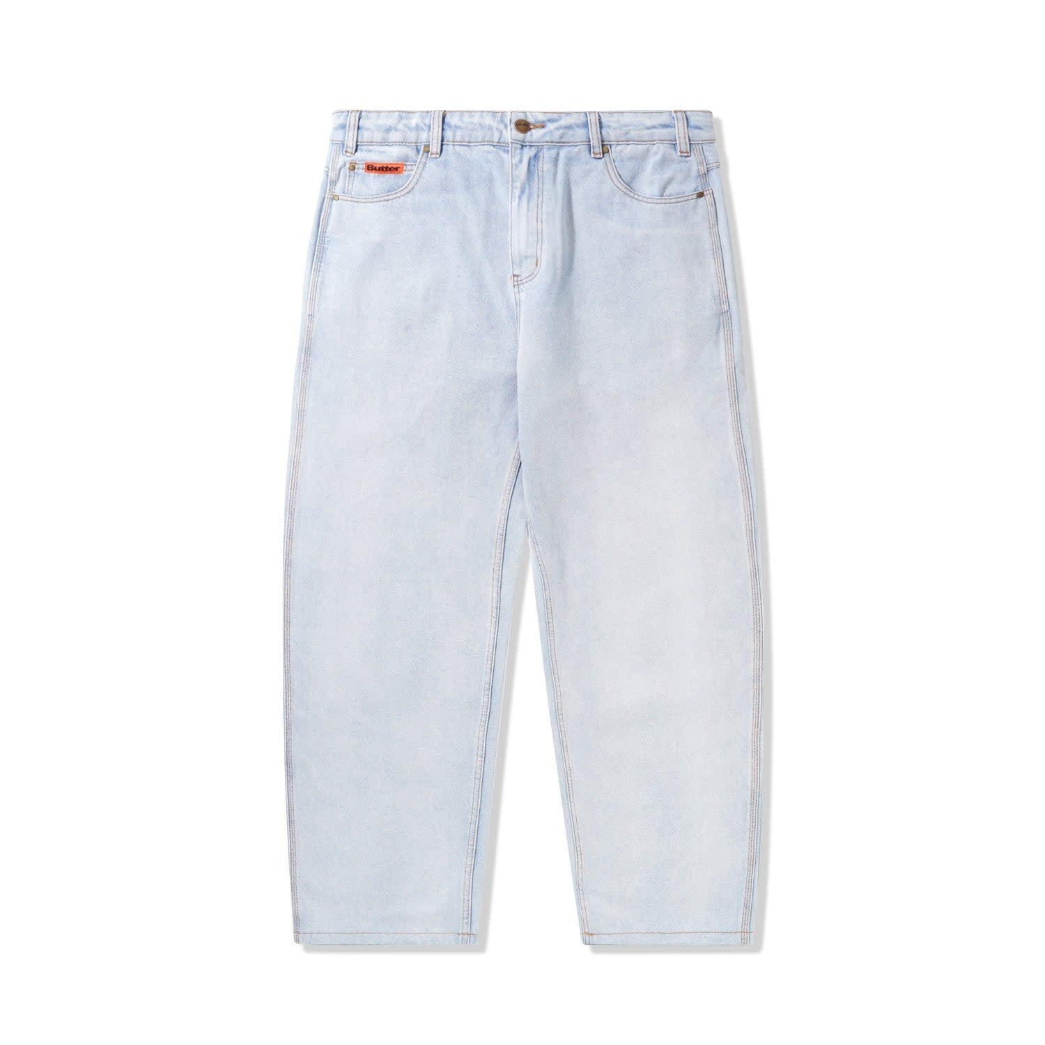 Butter Goods Baggy Denim Jeans - Light Blue – Palm Isle Skateshop