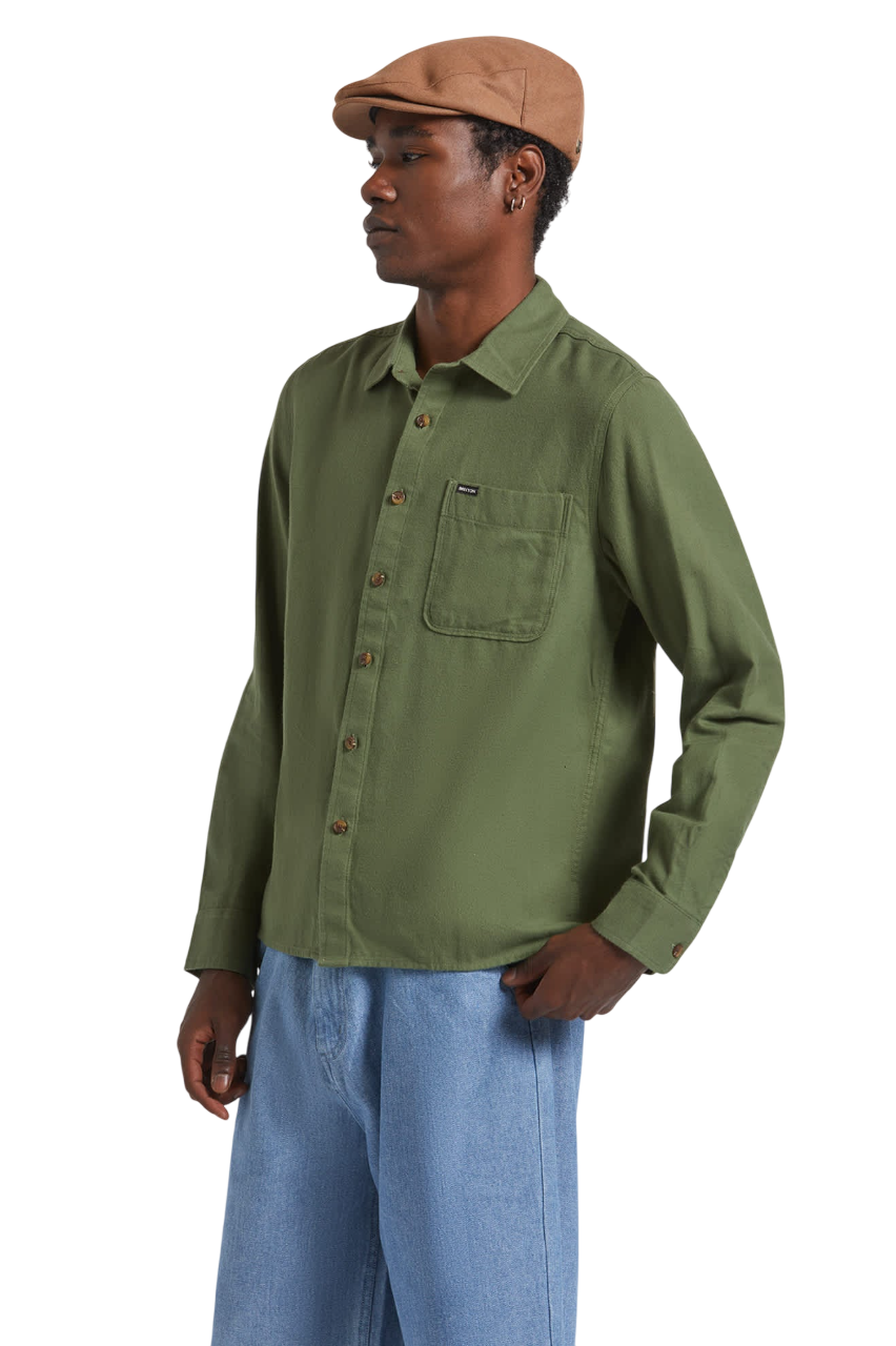 Hasting Flanelle Légère Ultra Douce - Vert Sauvage
