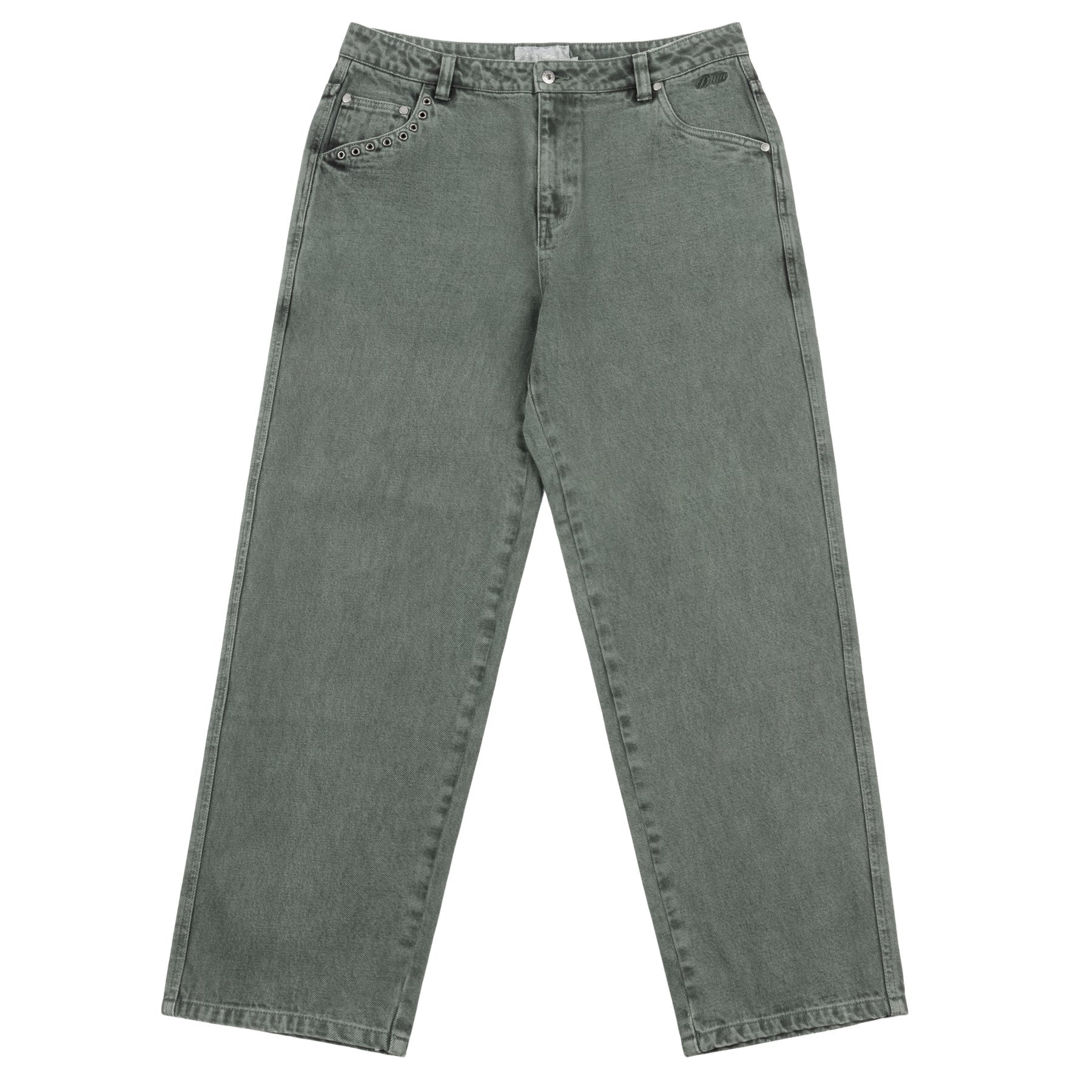 Dime Classic Relaxed Denim Pants - Faded Green – Palm Isle Skateshop