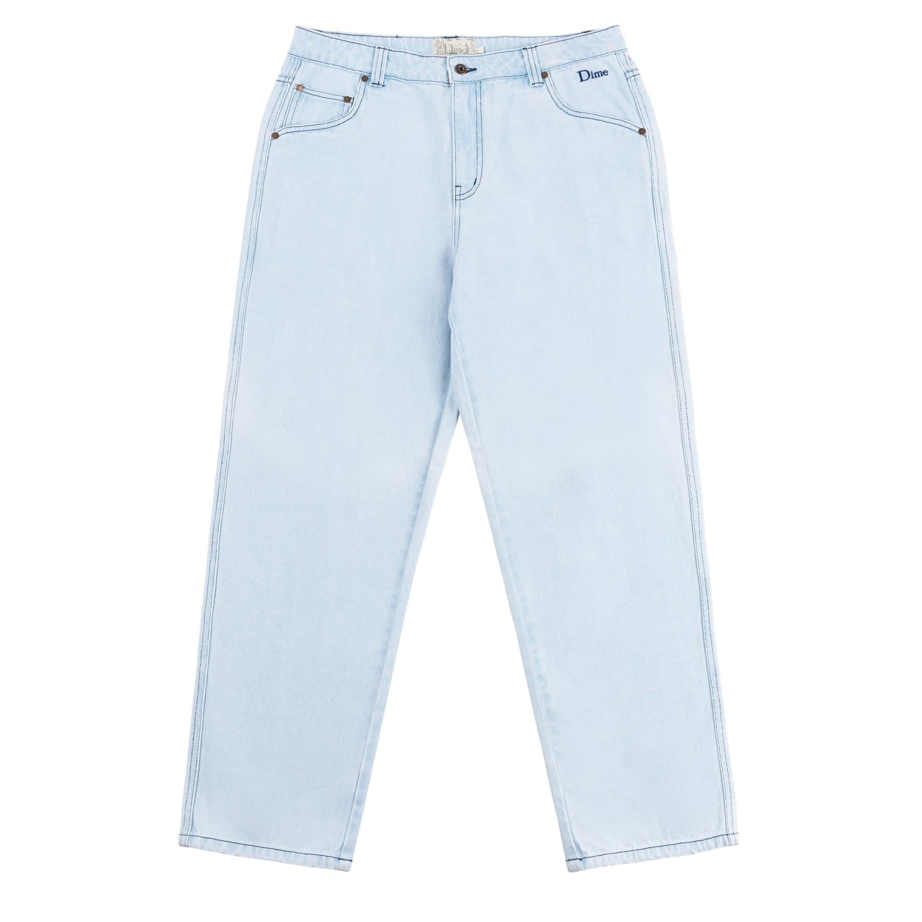 Dime Classic Relaxed Denim Pants - Faded Blue – Palm Isle Skateshop